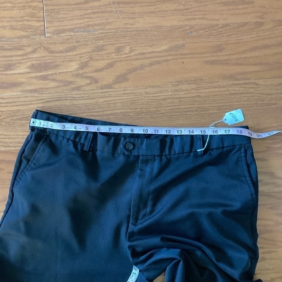 IZOD Golf Pants Mens 36x 30 Classic Fit Black - Picture 8 of 9